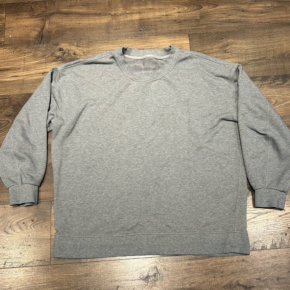Lululemon Perfectly Oversized Crew Sweater Grey Size 12 - Picture 2 of 3